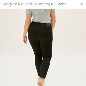 Everlane Curvy High Rise Skinny Jean size 25 crop